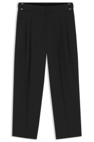 Pantalon business en laine vierge mélangée avec taille ajustable - HUGO - Modalova