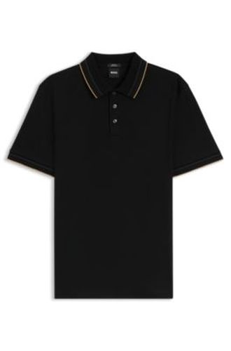 Polo Slim en coton mercerisé - Boss - Modalova