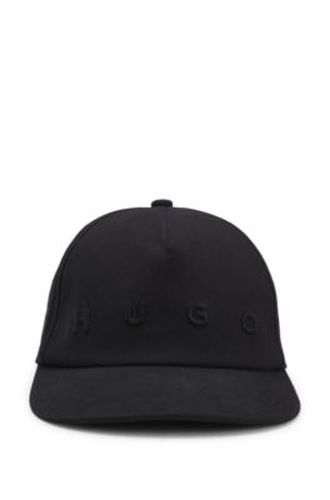 Casquette en twill de coton à logo brodé - HUGO - Modalova