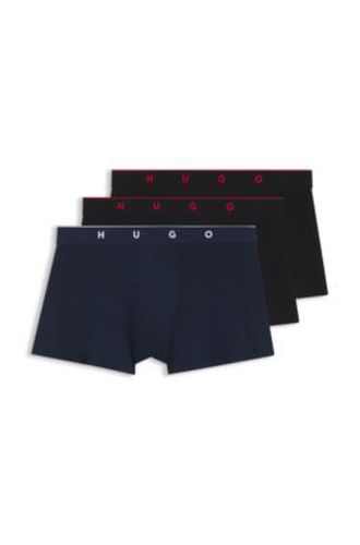 Boxer court en jacquard avec taille apparente - HUGO - Modalova