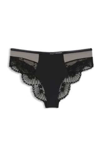 Slip à la coupe Low Rise en dentelle et tulle - Boss - Modalova