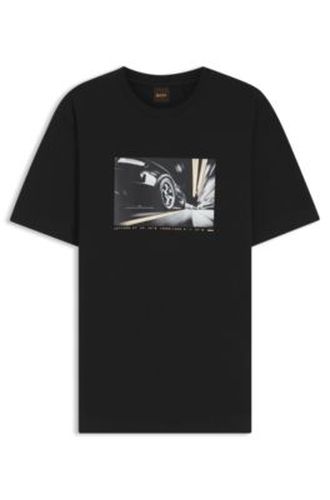 T-shirt Regular en jersey de coton léger - Boss - Modalova