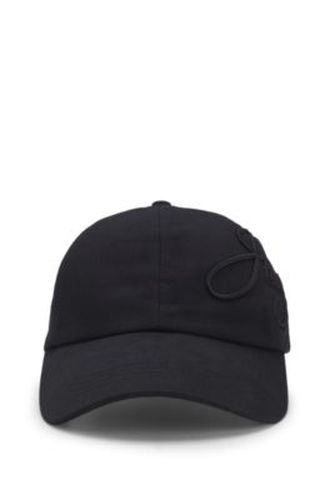 Casquette en twill de coton avec logo brodé - HUGO - Modalova