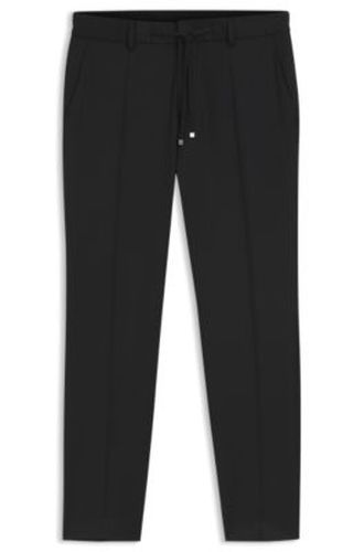 Pantalon Slim en sergé de laine vierge - Boss - Modalova