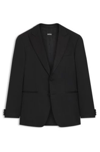 Veste de smoking Slim avec finitions en soie mélangée - Boss - Modalova
