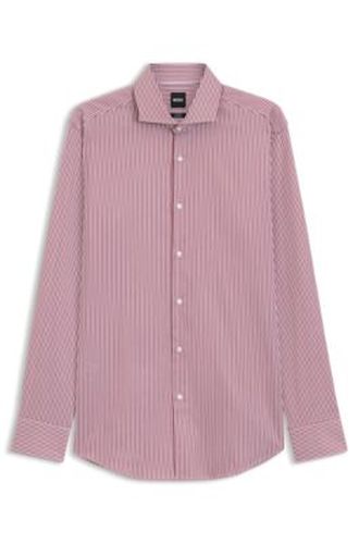 Chemise Slim en coton stretch à rayures facile à repasser - Boss - Modalova