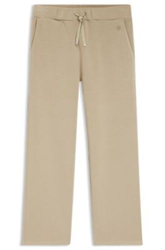 Pantalon Relaxed en jersey scuba double épaisseur - Boss - Modalova
