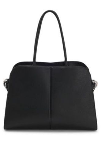 Cabas en similicuir avec logo en relief - Boss - Modalova