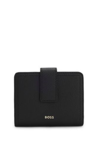 Portefeuille en cuir avec logo - Boss - Modalova