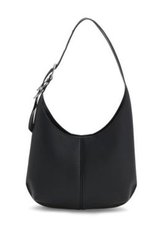 Sac hobo en similicuir avec logo en relief - Boss - Modalova