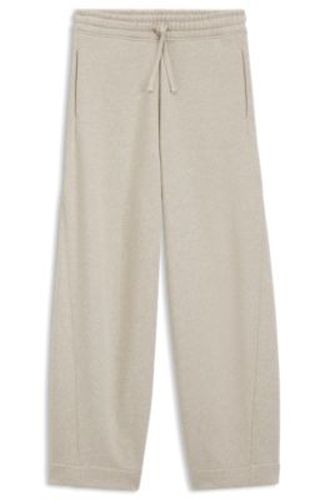 Pantalon Relaxed à jambe arrondie en jersey mélangé - Boss - Modalova