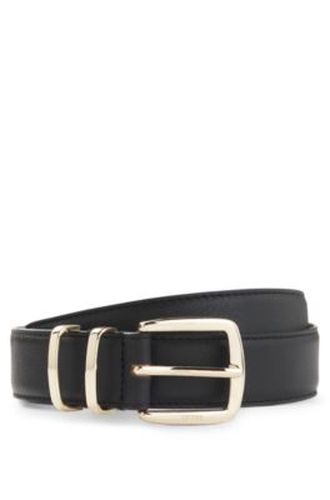 Ceinture en cuir avec double passant en métal - Boss - Modalova