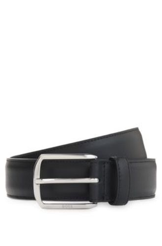 Ceinture en cuir avec boucle en métal argenté et Double B - Boss - Modalova