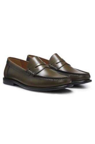 Mocassins en cuir avec finition Penny - Boss - Modalova