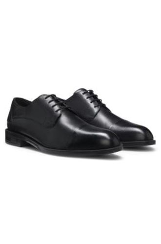 Chaussures derby en cuir à bout droit - Boss - Modalova