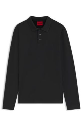 Polo Slim en coton mercerisé - HUGO - Modalova