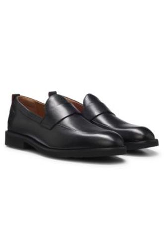 Mocassins en cuir avec finition Penny - HUGO - Modalova