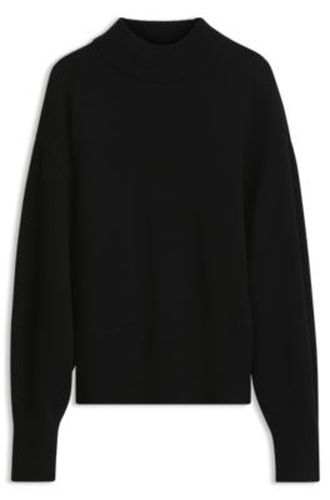 Pull Relaxed en maille avec col montant - HUGO - Modalova