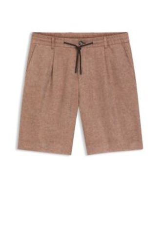 Short Tapered en lin à chevrons - Boss - Modalova
