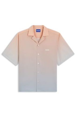 Chemise coupe décontractée à imprimé dégradé - HUGO - Modalova