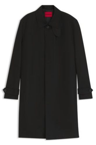 Manteau déperlant en twill de coton mélangé - HUGO - Modalova