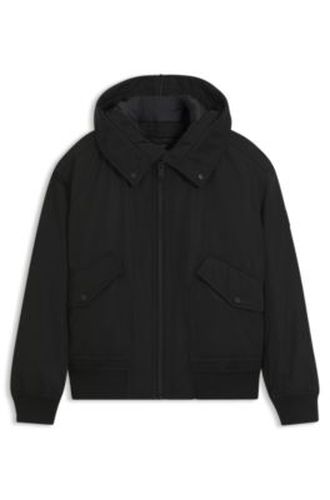 Veste déperlante avec plastron à capuche détachable - Boss - Modalova