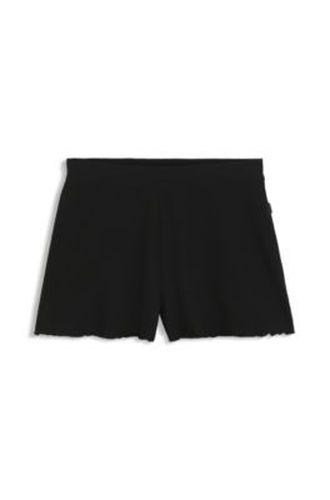Short de pyjama en coton mélangé à la structure gaufrée - Boss - Modalova