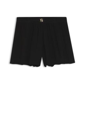 Short en crêpe avec boucle monogramme Double B - Boss - Modalova