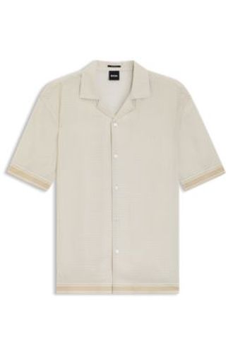 Chemise coupe décontractée à imprimé mosaïque - Boss - Modalova