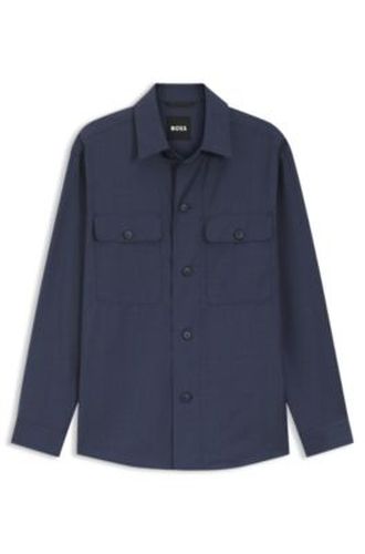 Surchemise Relaxed en AirWool lavable - Boss - Modalova