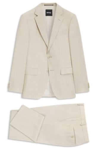 Costume deux pièces Slim en tissu à micro motif - Boss - Modalova
