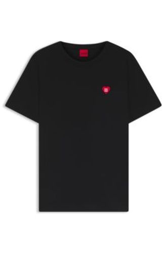 T-shirt en jersey de coton à logo cœur - HUGO - Modalova