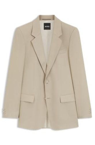 Veste de costume coupe décontractée en twill - Boss - Modalova