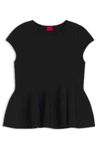 Pull Slim avec ourlet à basque - HUGO - Modalova