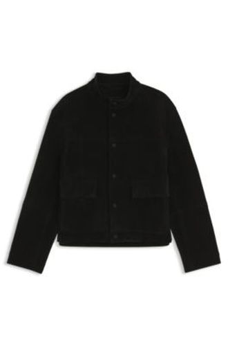 Veste Regular en tissu effet suédé contrecollé - HUGO - Modalova
