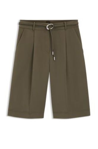 Short Relaxed avec ceinture à boucle - Boss - Modalova