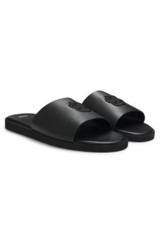 Sandales en similicuir avec monogramme Double B - Boss - Modalova
