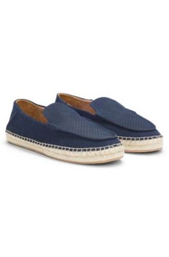 Espadrilles en daim avec semelle intermédiaire en jute - Boss - Modalova