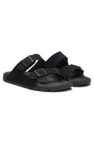 Mules à deux brides avec boucles de marque - Boss - Modalova
