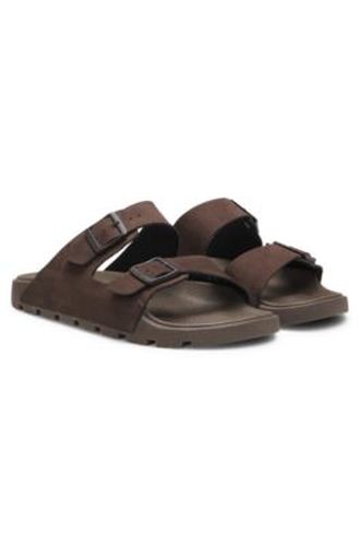 Mules à deux brides avec boucles de marque - Boss - Modalova