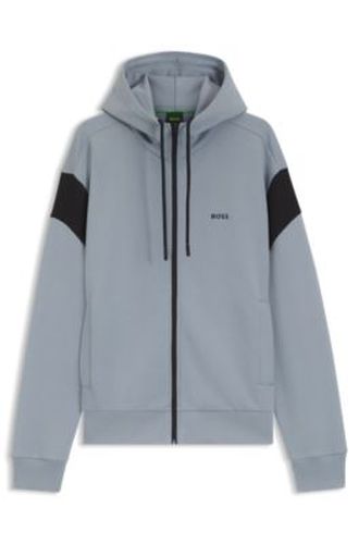 Sweat zippé Regular en piqué spacer - Boss - Modalova