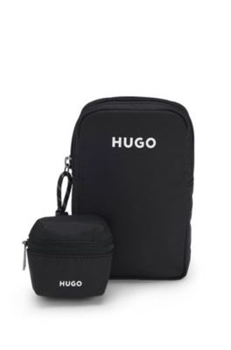 Pochette pour téléphone avec logo et mini pochette - HUGO - Modalova