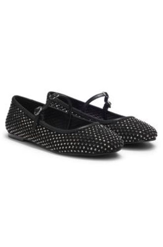 Ballerines en maille scintillante avec bride à boucle - HUGO - Modalova