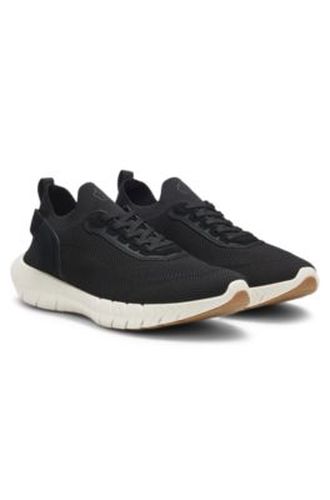 Baskets -MOTION avec tige en maille et finitions en cuir - Boss - Modalova