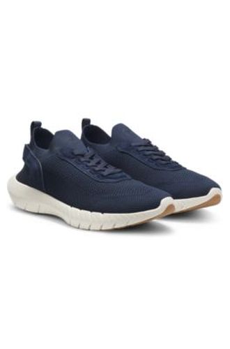 Baskets -MOTION avec tige en maille et finitions en cuir - Boss - Modalova