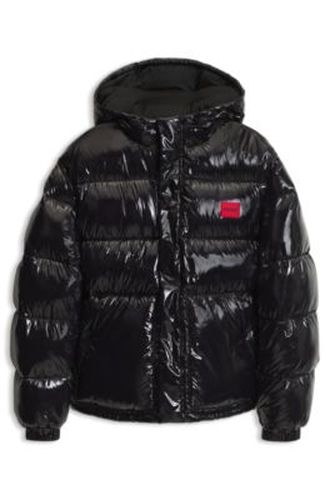 Veste matelassée déperlante à effet laqué - HUGO - Modalova