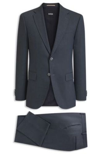 Costume deux pièces en tissu stretch à micro motif - Boss - Modalova