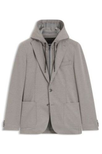 Veste Slim avec sweat à capuche intérieur - Boss - Modalova