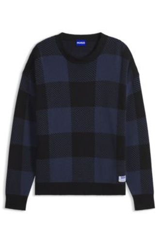 Pull Relaxed à carreaux Buffalo - HUGO - Modalova