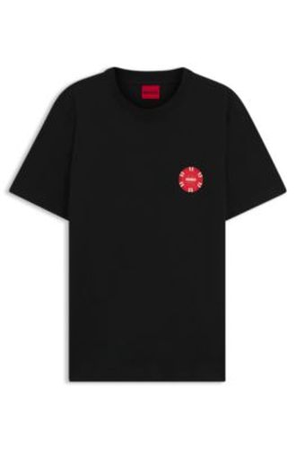 T-shirt en jersey de coton à imprimé jetons de poker - HUGO - Modalova